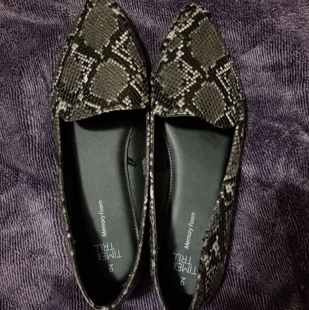 Animal Print Flats.